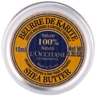 Balsamy i kremy do ciała - LOccitane Karité 100% naturalne masło shea do skóry suchej 10 ml - miniaturka - grafika 1