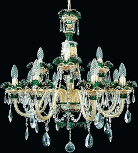 Elita bohemia Żyrandol kryształowy 12-ramienny - Bohemia L 605/12/19 MAT - Lampy sufitowe - miniaturka - grafika 7