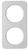 Klawisze i ramki - Berker R1 aluminium/biały ramka 2 B_10122174 - miniaturka - grafika 1