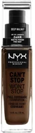 Podkłady do twarzy - NYX Cant Stop Wont Stop Foundation DEEP WALNUT - miniaturka - grafika 1