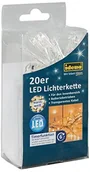 Sprzęt do nurkowania - Idena 8325052 łańcuch świetlny LED, 20 lampek o ciepłej barwie bieli, do użytku wewnątrz pomieszczeń 8582052 - miniaturka - grafika 1