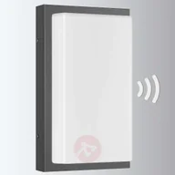 Lampy ogrodowe - LCD LCD LCD Zewnętrzny kinkiet LED Czarny, 1-punktowy 058LEDSEN - miniaturka - grafika 1