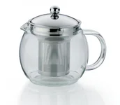 Dzbanki i imbryki - Kela Dzbanek do herbaty Ceylon, srebrny, 1,5 l, 16,5x15 cm - miniaturka - grafika 1
