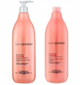 Szampony do włosów - Loreal Inforcer Osłabione szampon 980ml odżywka 1L - miniaturka - grafika 1
