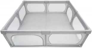 Moby System Duży kojec 200 cm x 180 cm - plac zabaw dla dziecka, suchy basen KOJEC SZARY 1.8 - Maty piankowe - miniaturka - grafika 4