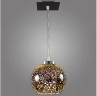 Lampy sufitowe - Kemar Kemar NP/1/D3 - Żyrandol na lince KULE 3D 1xE27/60W/230V - miniaturka - grafika 1