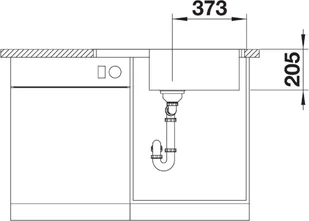 Blanco LEMIS XL 6 S-IF Compact Stal szczotkowana, odwracalny, korek auto. (525110) - Zlewozmywaki Blanco LEMIS XL 6 S-IF Compact Stal szczotkowana, odwracalny, korek auto. (525110) - Zlewozmywaki - miniaturka - grafika 5