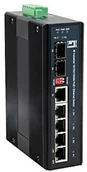 Switche - LevelOne Level One 4 X 10/100/1000Mbps Gigabit PoE Rj45 Transceiver (Combo, Gigabit SFP (100/1G), terminal Block, Auto-negotiation, Auto MDI/MDIX, 12 Gbps, 1024 KB buffer, 48  55 VDC) 4015867188507 - miniaturka - grafika 1