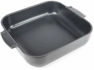 Naczynia żaroodporne - Peugeot Appolia kwadratowa forma do zapiekania z uchwytami, ceramika, łupek / szary, 8,2 x 36 x 36 cm, pojemność: ok. 4,5 l, 60145. - miniaturka - grafika 1
