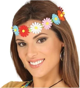 Guirca Opaska, "Wianek z kwiatkami", rozmiar uniwersalny - Gadżety dla niej i dla niego Guirca Opaska, "Wianek z kwiatkami", rozmiar uniwersalny - Gadżety dla niej i dla niego - miniaturka - grafika 1