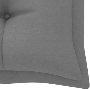 vidaXL Ławka ogrodowa z szarą poduszką, 175 cm, lite drewno tekowe 3062800 - Ławki ogrodowe - miniaturka - grafika 10