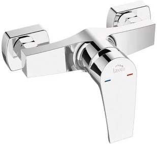 Laveo Deza prysznicowa natynkowa chrom BAD040D - Baterie wannowe i prysznicowe - miniaturka - grafika 2