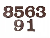 Akcesoria do ogrodzeń - Cyfra Z Tworzywa Czarna 200MM 5 - miniaturka - grafika 1