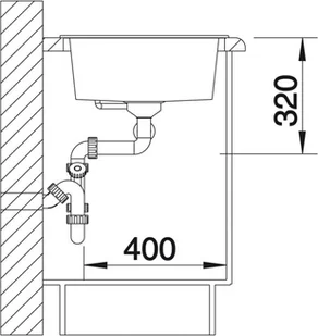 Blanco METRA 9 ANTRACYT 513273 - Zlewozmywaki - miniaturka - grafika 6