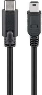 Goobay 67989 kabla USB 2.0 High Speed USB-C Czarny - Kable USB - miniaturka - grafika 2