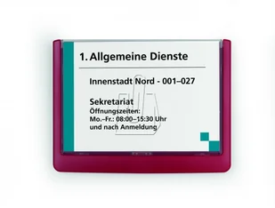 Durable Tabliczka informacyjna Click Sign Durable 149mm x 105,5mm granatowa 486107 - Numery na dom - miniaturka - grafika 17