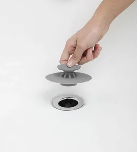 Umbra Zatyczka do zlewu 8,9cm Flex szara 023464-918 - Akcesoria łazienkowe - miniaturka - grafika 5