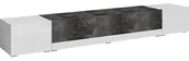 Szafki RTV - Helvetia Komoda TV POWER I 40 Biały połysk shiefer 24BBJE40 - miniaturka - grafika 1