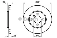 Akcesoria rowerowe - Bosch 0986478036 tarcze hamulcowe 0986478036 - miniaturka - grafika 1