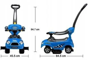 Multistore Multistore, jeździk 3 w 1, różowy - Jeździki dla dzieci - miniaturka - grafika 25