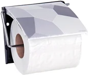 Akcesoria do wc - MSV uchwyt na papier toaletowy Origami z polistyrenu, wielokolorowa, 30 x 20 x 15 cm 141922 - miniaturka - grafika 1