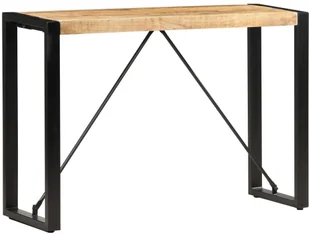 vidaXL vidaXL Stolik typu konsola, 110 x 35 x 76 cm, lite drewno mango - Konsole i sekretarzyki - miniaturka - grafika 7