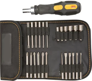 Topex Końcówki i zestaw nasadek, z wkrętakiem, komplet 26 części, , 39D352 - Klucze i nasadki - miniaturka - grafika 3