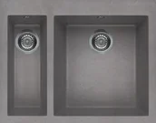 Zlewozmywaki - Elleci QUADRA 150 cemento G48 GRANITEK (LGQ15048) - miniaturka - grafika 1