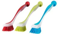 Miotły, szufle, mopy - IKEA 3-częściowy zestaw szczotek do spłukiwania 'plastis' szczotka z przyssawką nadaje się do mycia w zmywarce do naczyń w kolorze czerwonym + Niebieska + Żółty 301.495.56 - miniaturka - grafika 1