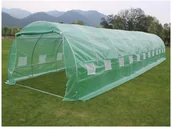 Szklarnie ogrodowe - Vente-unique.pl Szklarnia tunelowa ze stalową konstrukcją IPOMEA 36 m -  Dł.1200 x Szer.300 x Wys.200 cm - miniaturka - grafika 1
