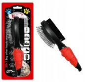 Szczotki i furminatory - Pet Nova Szczotka Dwustronna Zgrzebło 22x6,5cm - miniaturka - grafika 1
