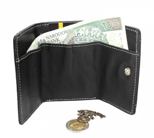 Wild Portfel Skórzany Mini Skóra Licowa WI5539 - Portfele - miniaturka - grafika 4