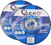 Tarcze do pił - Geko Tarcza Do Szlifowania Metalu 125x22,23x6mm - miniaturka - grafika 1