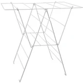 Suszarki na ubrania - sauvic 88844  stojak na bieliznę, sisi, z powłoką z tworzywa sztucznego białe, 98 X 62 X 94 cm. 88844 - miniaturka - grafika 1