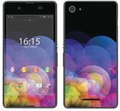 Etui i futerały do telefonów - Sony Royal Sticker Royal tatuaż ścienny RS. 98850 samoprzylepny do Xperia E3 z motywem okręgów światła RS.98850 - miniaturka - grafika 1