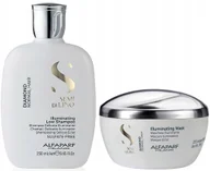 Zestawy kosmetyków damskich - Alfaparf Semi Di Lino Diamond Szampon 250ml Maska - miniaturka - grafika 1