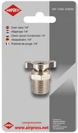 Akcesoria pneumatyczne - AIRPRESS Zawór spustu kondensatu 1/4 4336303 - miniaturka - grafika 1