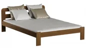 Łóżka - Magnat Meble Łóżko drewniane Sara 140x200 DĄB - miniaturka - grafika 1