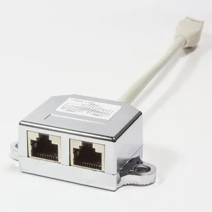 Logilink Adapter RJ45 do 2xRJ45, 1:1, typ T NP0042 - Adaptery i przejściówki - miniaturka - grafika 2