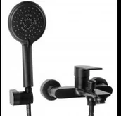 Baterie wannowe i prysznicowe - Rea B9634 Mayson Black Bateria wannowa - miniaturka - grafika 1