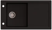 Zlewozmywaki - AXIS GROUP Zlew Tramontana 1-komorowy czarny - miniaturka - grafika 1