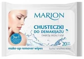 Chusteczki do demakijażu - MARION Chusteczki do demakijażu Twarzy,Oczu i Szyi skóra Sucha i Wrażliwa 20szt - miniaturka - grafika 1