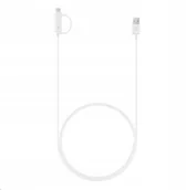 Kable USB - Samsung Kabel Usb 2.0-micro Usb Usb-c Typ 2w1 Whit - miniaturka - grafika 1