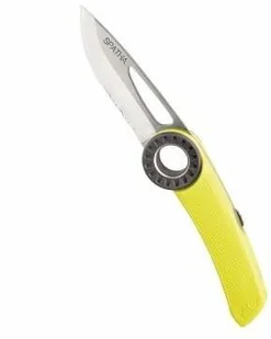 Petzl Spatha karabińczyk nóż, żółty, jeden rozmiar S92AY_Gelb_One Size - Noże - miniaturka - grafika 2