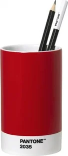 Pantone Pantone organizer biurkowy na długopisy, porcelana, czerwony 2035, czerwony 101492035 - Pojemniki biurowe - miniaturka - grafika 2