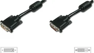 Kable - Digitus Kabel DVI-D DVI-D 5m czarny AK-320200-050-S AK-320200-050-S - miniaturka - grafika 1