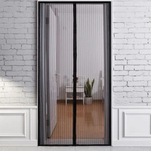 Orion Moskitiera siatka z magnesem na drzwi owady komary czarna 780612 - Moskitiery - miniaturka - grafika 7