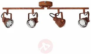 Brilliant Poruszająca industrialna lampa sufitowa Bente - Lampy sufitowe - miniaturka - grafika 2