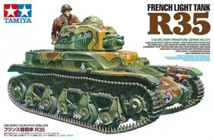 Tamiya Model plastikowy French Light Tank R-35 - Modele do sklejania - miniaturka - grafika 3