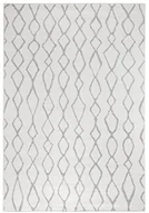 Dywany - andiamo Andiamo tkany dywan bolognia ornament-wzór okrągły-dywan nowoczesny polipropylenu ze standardem Öko-Tex 100, szaro-ornamenty, 120x170 cm 750646 - miniaturka - grafika 1